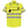 Men's High Visibility Safety Short Sleeve Work Shirt Thumbnail