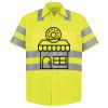 Men's High Visibility Safety Short Sleeve Work Shirt Thumbnail