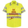 Men's High Visibility Safety Short Sleeve Work Shirt Thumbnail