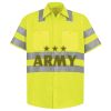 Men's High Visibility Safety Short Sleeve Work Shirt Thumbnail