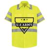 Men's High Visibility Safety Short Sleeve Work Shirt Thumbnail