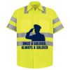 Men's High Visibility Safety Short Sleeve Work Shirt Thumbnail