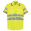 Men's High Visibility Safety Short Sleeve Work Shirt Thumbnail