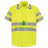 Men's High Visibility Safety Short Sleeve Work Shirt Thumbnail