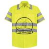Men's High Visibility Safety Short Sleeve Work Shirt Thumbnail