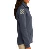 Women's Slub Fleece Full Zip Jacket Thumbnail